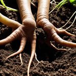 **Prompt 1: The Magic of Living Soil**
    A close-up, vibrant, and highly detailed shot of incredibly healthy, dark, and crumbly garden soil, with a rich, interconnected network of robust plant roots visibly thriving within. Hints of unseen microbial activity and beneficial organisms (like subtle worm tunnels) enhance the sense of a thriving underground ecosystem. The scene is illuminated by soft, natural light, emphasizing vitality, resilience, and the profound abundance fostered by a living soil.